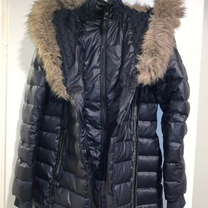 Rudsak puffer coat with fur collar